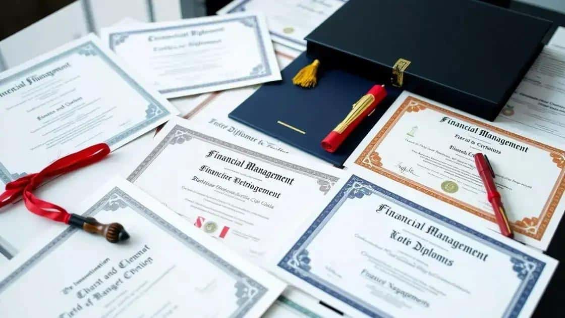 Types of certifications available