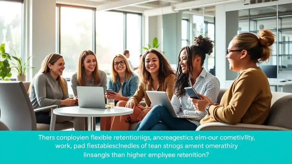 How flexible work perks impact employee retention