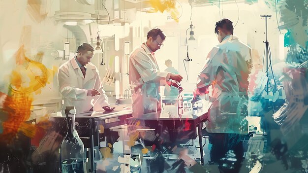A depiction of a research laboratory, with scientists working on drug development and innovation. The image aims to represent the potential impact of drug pricing negotiations on pharmaceutical research.