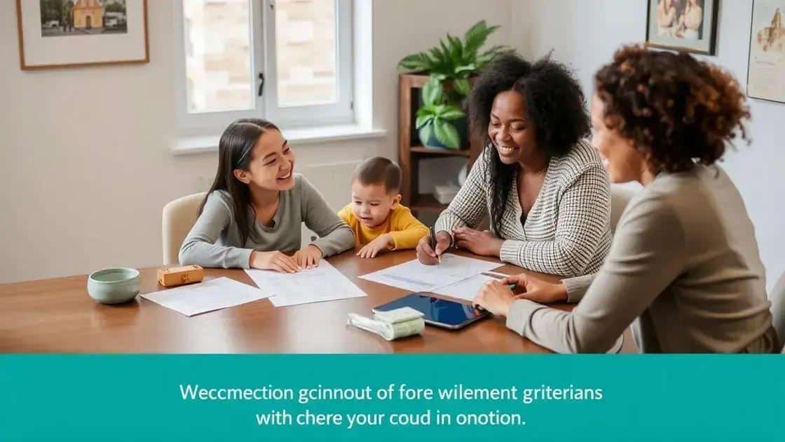 Eligibility criteria for low-income families