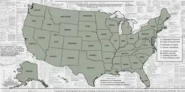 Visual representation of federal funding flow for Medicaid expansion in US states, highlighting a 10% shift.