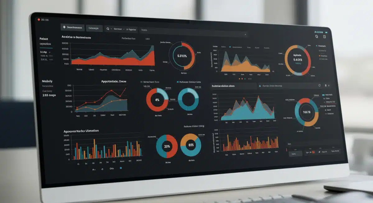 Healthcare predictive analytics dashboard showing cost savings