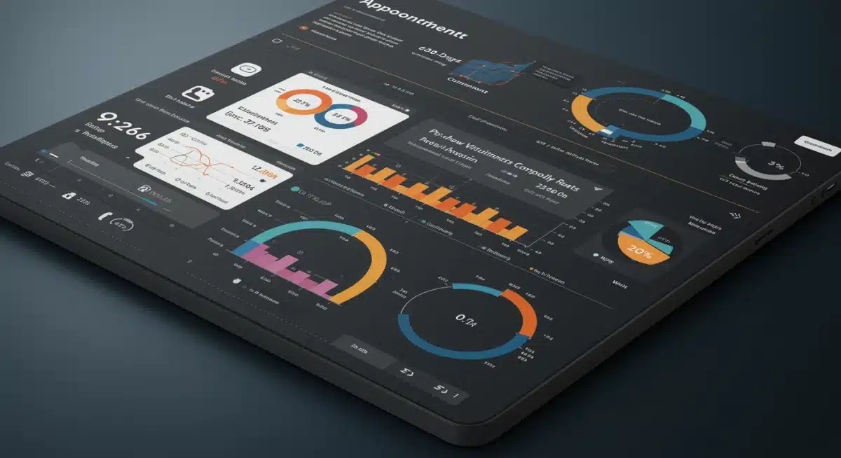 Analytics dashboard for telehealth appointment no-show rates