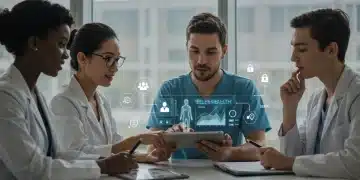 Telehealth MedTech team collaborating on HIPAA compliance strategy for 2026 deadline