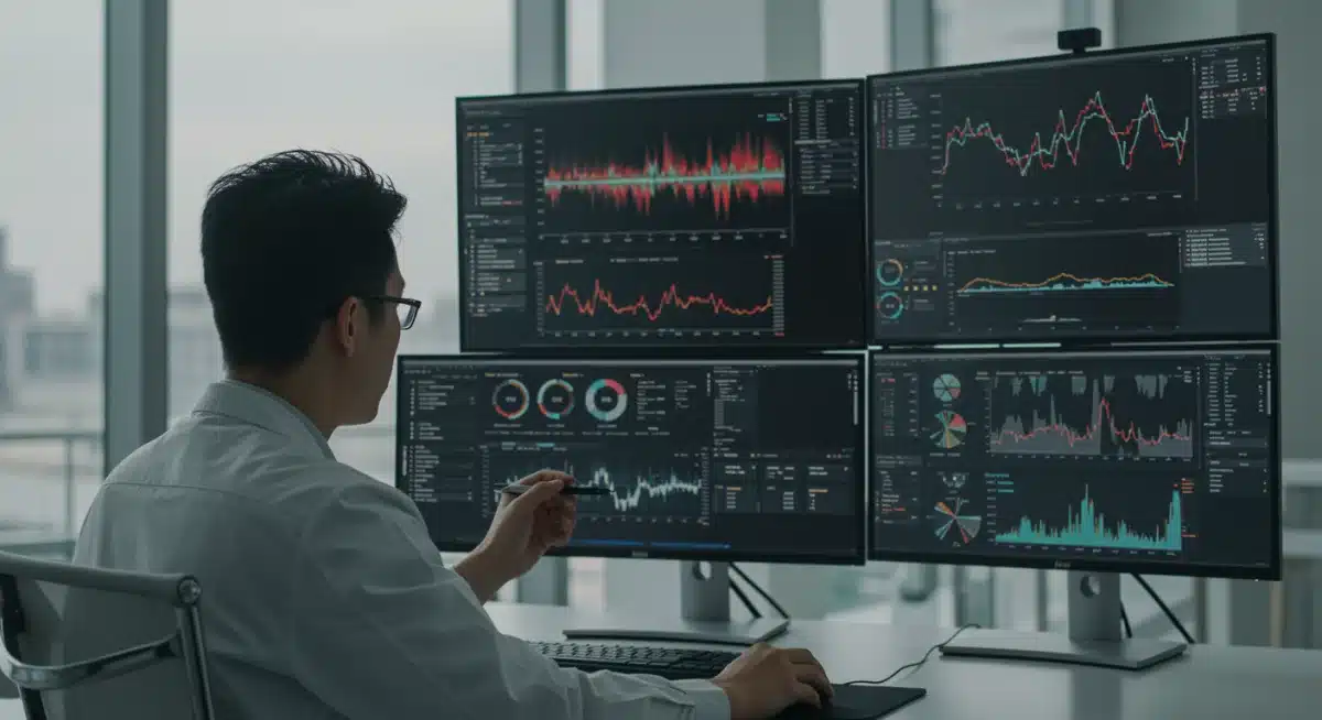 Data scientist analyzing medical data for MedTech innovation.