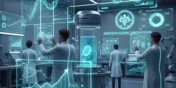 Scientists analyzing MedTech market data for successful exits