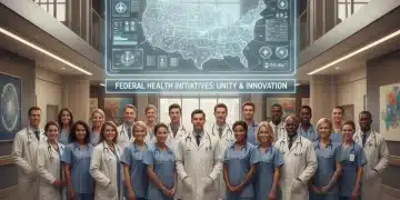 Diverse healthcare team united for national health policy.