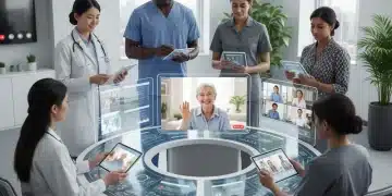 Optimized telehealth team collaboration on virtual platform